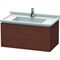 Duravit Waschtischunterbau L-CUBE 469x820x408mm amerikanisch nussbaum