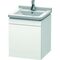 Duravit Waschtischunterbau L-CUBE 447x460x558mm Anschlag links weiß matt
