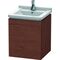 Duravit Waschtischunterbau L-CUBE 447x460x558mm Ans re Amerik. nussbaum