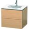 Duravit Waschtischunterbau L-CUBE 514x620x550mm eiche gebürstet