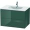 Duravit Waschtischunterbau L-CUBE 534x820x550mm dolomiti grey hochglanz