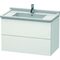 Duravit Waschtischunterbau L-CUBE 469x820x558mm weiß matt