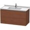 Duravit Waschtischunterbau L-CUBE 469x1020x558mm amerikanisch nussbaum