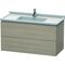 Duravit Waschtischunterbau L-CUBE 469x1020x558mm pine silver