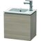 Duravit Waschtischunterbau L-CUBE 294x420x400mm Anschlag links pine silver