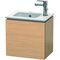 Duravit Waschtischunterbau L-CUBE 294x420x400mm Ans rechts eiche gebürstet
