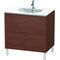 Duravit Waschtischunterbau L-CUBE 534x820x704mm amerikanisch nussbaum