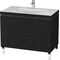 Duravit Möbelwaschtisch L-CUBE 1000x540mm o ÜL 1 HL fla grey seidenmatt