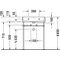 Duravit Waschtisch VERO AIR o ÜL m HLB 600x470mm 3 Hahnlöcher weiß