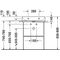 Duravit Waschtisch DURASQUARE o ÜL m HLB 600x470mm o Hahnloch weiß WG
