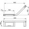 Keuco Haltegriff PLAN 135Grad li vc sw