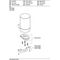 Keuco Lotionspender PLAN mit Halter und Pumpe alu-fin