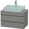 Duravit Konsolenunterschrank DURASTYLE 512x800x478mm basalt matt/basalt matt