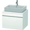Duravit Konsolenunterschrank DURASTYLE 512x700x548mm weiß matt/weiß matt