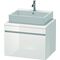 Duravit Konsolenunterschrank DURASTYLE 512x700x548mm nussbaum natur/basalt matt