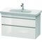 Duravit Waschtischunterbau DURASTYLE 448x930x610mm taupe/weiß matt