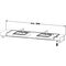 Duravit Konsole DURASTYLE 550x800x100mm taupe