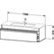 Duravit Waschtischunterbau KETHO 410x1200x475mm basalt matt