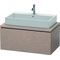 Duravit Konsolenunterschrank L-CUBE 400x920x547mm eiche kaschmir