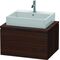 Duravit Konsolenunterschrank L-CUBE 400x720x547mm nussbaum gebürstet