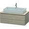 Duravit Konsolenunterschrank L-CUBE 400x1020x547mm pine silver