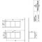 V&B Seitenschrank AVENTO 350x892x370mm Ans li Crystal White