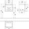V&B Waschtischunterschrank SUBWAY 2.0 f Wascht. 440x420x352mm bl Matt Lacquer