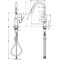 HG Spültischmischer 240 FOCUS M41 Eco m Ausziehbrause 2jet Edelstahl-Optik