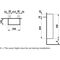 Laufen Halbhochschrank BASE FÜR PRO S 700x350x185mm Scharn. re verkehrsgrau
