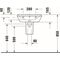 Duravit Waschtisch D-NEO m ÜL m HLB 1 Hahnloch 550x440mm weiß