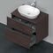Duravit Waschtischunterbau D-NEO 2 Schubk 644x800x550mm kastanie dunkel