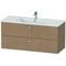 Duravit Badmöbel-Set XBASE 1230mm m Spieg. G WT 1 HL europ. eiche