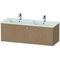 Duravit Waschtischunterbau XBASE 1275x475mm, 1 Auszug europäische eiche