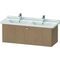 Duravit Waschtischunterbau XBASE 1 Ausz. 448x1200x468mm europäische eiche