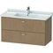 Duravit Waschtischunterbau XBASE 2 Schubk 560x1000x468mm europ. eiche