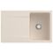 V&B Einbauspüle SILUET 45 FLAT 780x490mm Handbet. ivory