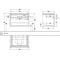 V&B Waschtischunterschrank LEGATO 800x550x500mm Glossy White