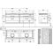 V&B Waschtischunterschrank LEGATO 1600x550x500mm Glossy White
