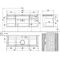 V&B Waschtischunterschrank LEGATO 1400x550x500mm m Be Glossy White