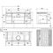 V&B Waschtischunterschrank LEGATO 1200x550x500mm m Be Glossy White