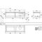 V&B Waschtischunterschrank LEGATO 1400x380x500mm Glossy White