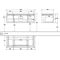 V&B Waschtischunterschrank LEGATO 1200x380x500mm m Be Glossy White