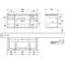 V&B Waschtischunterschrank LEGATO 1200x550x500mm Glossy White