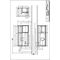 V&B Waschtischunterschrank FINION 1200x603x501mm Regal glos. wh glos. wh