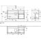 V&B Waschtischunterschrank FINION 1200x603x501mm Regal glos. wh glos. wh