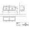 V&B Waschtischunterschrank SUBWAY 3.0 1272x429x478mm f S-DWT G. Al glänz. Br w