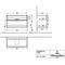 V&B Waschtischunterschrank SUBWAY 3.0 973x576x478mm f SWT Gri Alu glänz. Br w