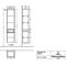 V&B Hochschrank SUBWAY 3.0 400x1710x362mm 1x Ausz. A re G. Vo b Br