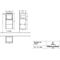 V&B Seitenschrank SUBWAY 3.0 400x860x362mm 1x Az Ans li G. Vo bl Br w