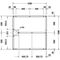 Duravit Fußgestell für Duschwanne Quadrat 1200x1200mm